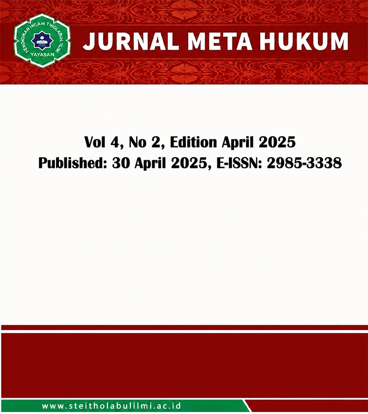 					View Vol. 4 No. 2 (2025): Edition April 2025
				